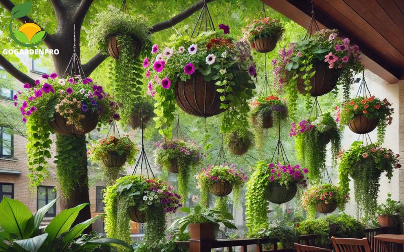 Container Gardening Ideas - Hanging Gardens