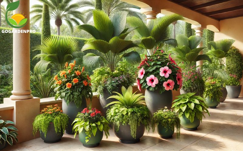 Container Gardening Ideas - Tropical Paradise